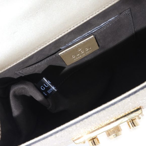 Gucci Gold Padlock Chain Bag - Picture 9 of 9